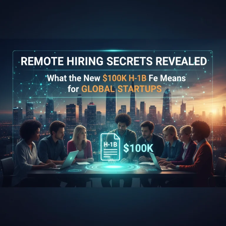 Remote Hiring Secrets Revealed: What the New $100K H-1B Fee Means for Global Startups