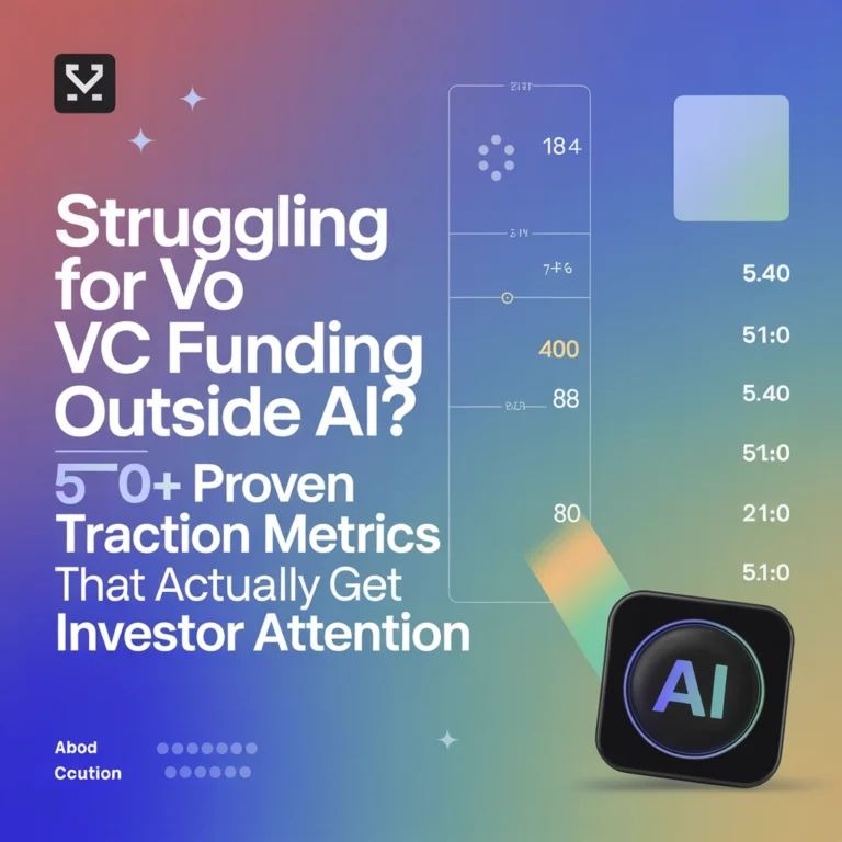 Struggling For VC Funding Outside AI? 50+ Proven Traction Metrics That Actually Get Investor Attention