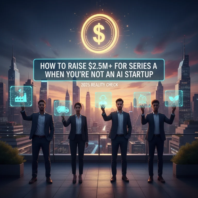How to Raise $2.5M+ for Series A When You're Not an AI Startup (2025 Reality Check)