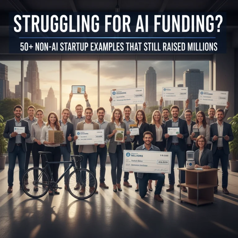 Struggling for AI Funding? 50+ Non-AI Startup Examples That Still Raised Millions