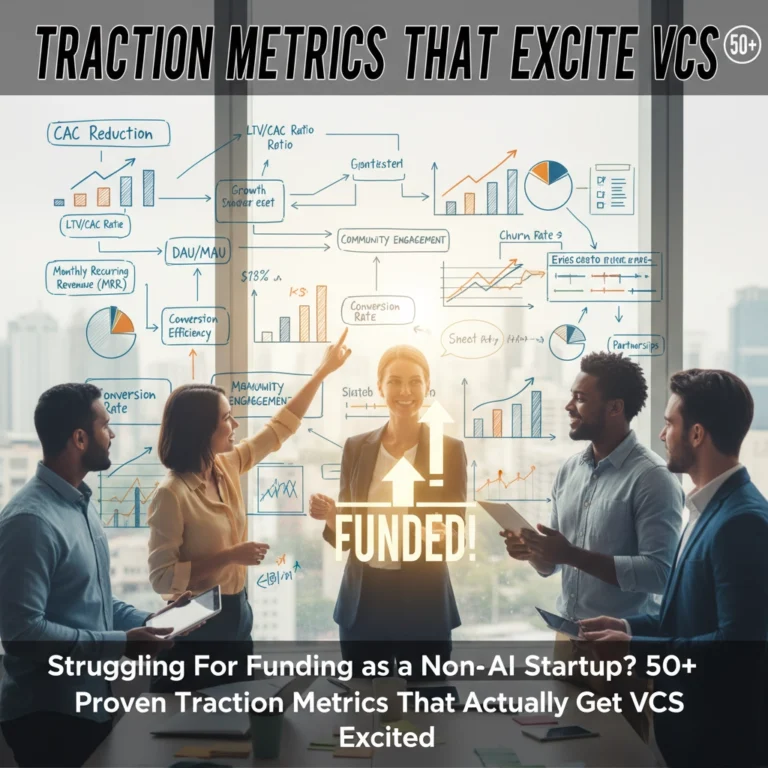 Struggling For Funding as a Non-AI Startup? 50+ Proven Traction Metrics That Actually Get VCs Excited