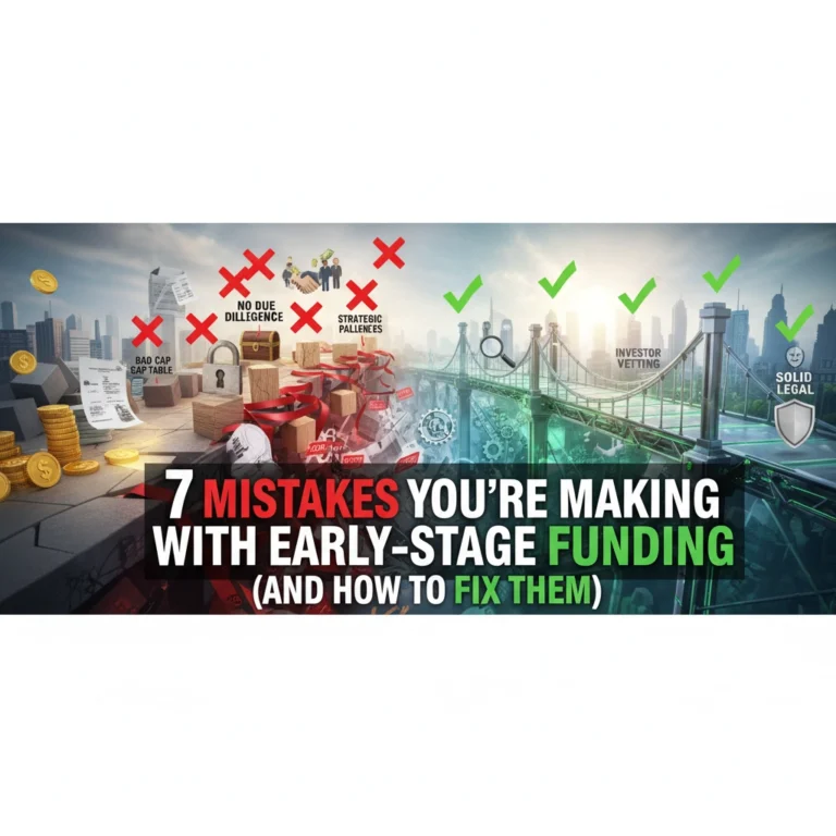 7 Mistakes You're Making with Early-Stage Funding (and How to Fix Them)