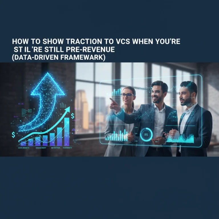 How to Show Traction to VCs When You're Still Pre-Revenue (Data-Driven Framework)