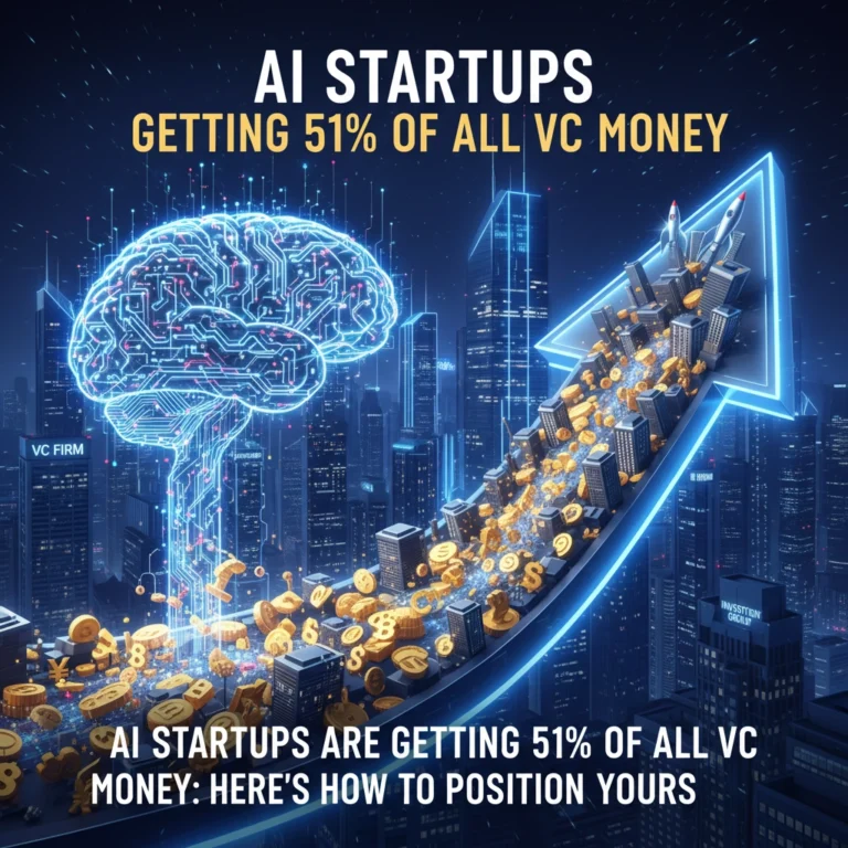 AI Startups Are Getting 51% of All VC Money: Here's How to Position Yours